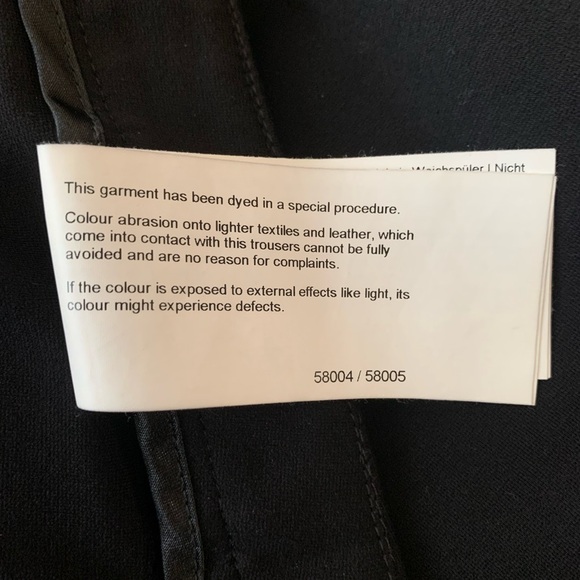 NWT MAC Wide Leg Black Pull-on Trousers Size W38/L32 - Picture 7 of 7